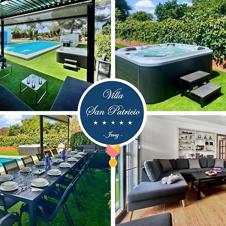 Villa San Patricio I Piscina Privada I Jacuzzi Spa I Bbq I Ps5 I Aire Acon I 3000M2 I 5Min-Centro Jerez de la Frontera Exterior foto