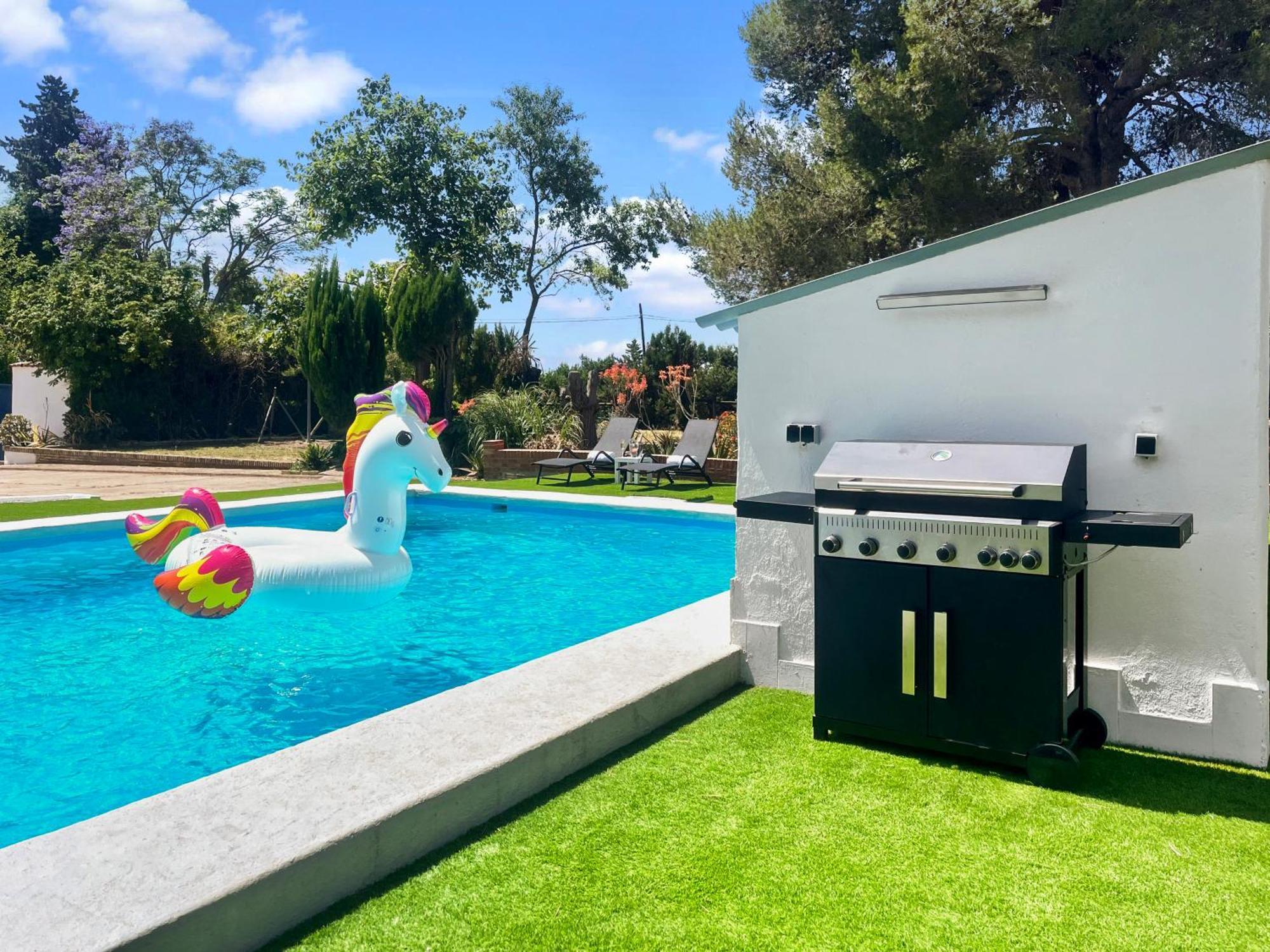 Villa San Patricio I Piscina Privada I Jacuzzi Spa I Bbq I Ps5 I Aire Acon I 3000M2 I 5Min-Centro Jerez de la Frontera Exterior foto