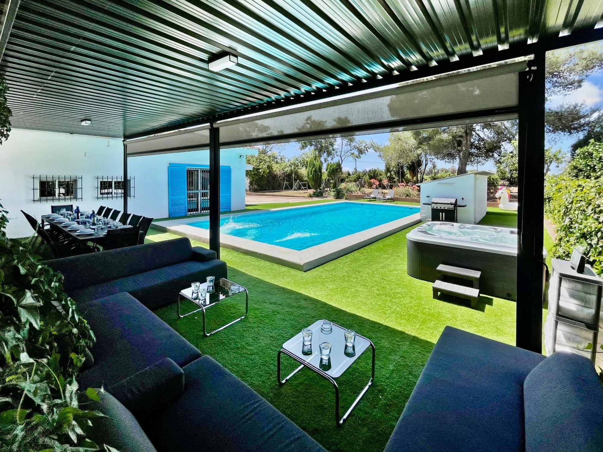 Villa San Patricio I Piscina Privada I Jacuzzi Spa I Bbq I Ps5 I Aire Acon I 3000M2 I 5Min-Centro Jerez de la Frontera Exterior foto